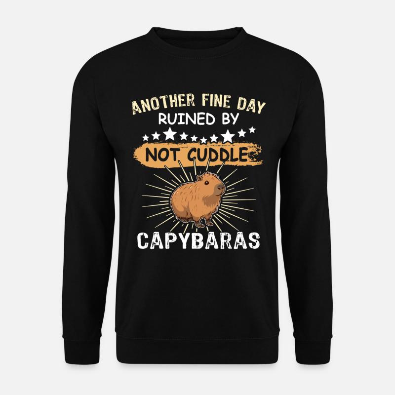 Capybara Wasserschwein - Unisex Sweatshirt - black