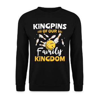 Quilles Famille Quille - Sweat-shirt Unisexe - noir - Devant - Alina (178cm) & Michal (187cm)
