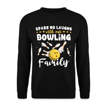 Quilles Famille Quille - Sweat-shirt Unisexe - noir - Devant - Alina (178cm) & Michal (187cm)