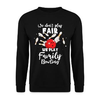 Quilles Famille Quille - Sweat-shirt Unisexe - noir - Devant - Alina (178cm) & Michal (187cm)