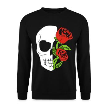 La vie après la mort - Sweat-shirt Unisexe - noir - Devant - Alina (178cm) & Michal (187cm)
