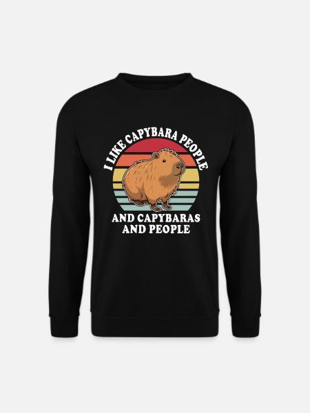 Capybara Sayings - Unisex Sweatshirt - black