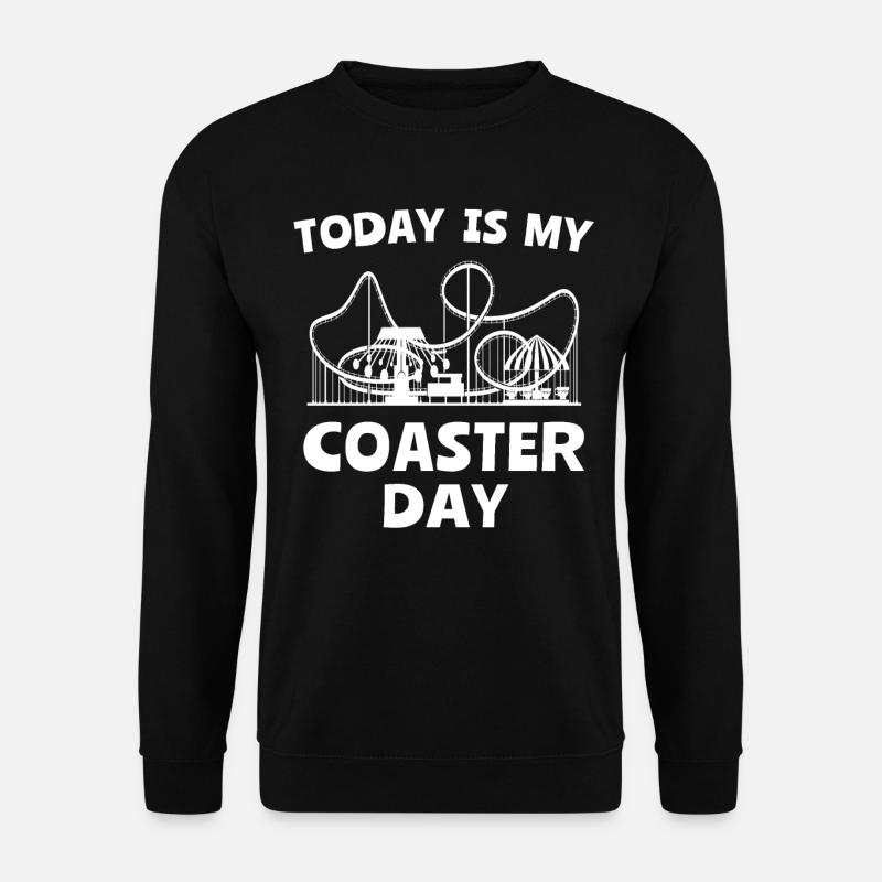 Achterbahn Achterbahnliebhaber - Unisex Pullover - Schwarz