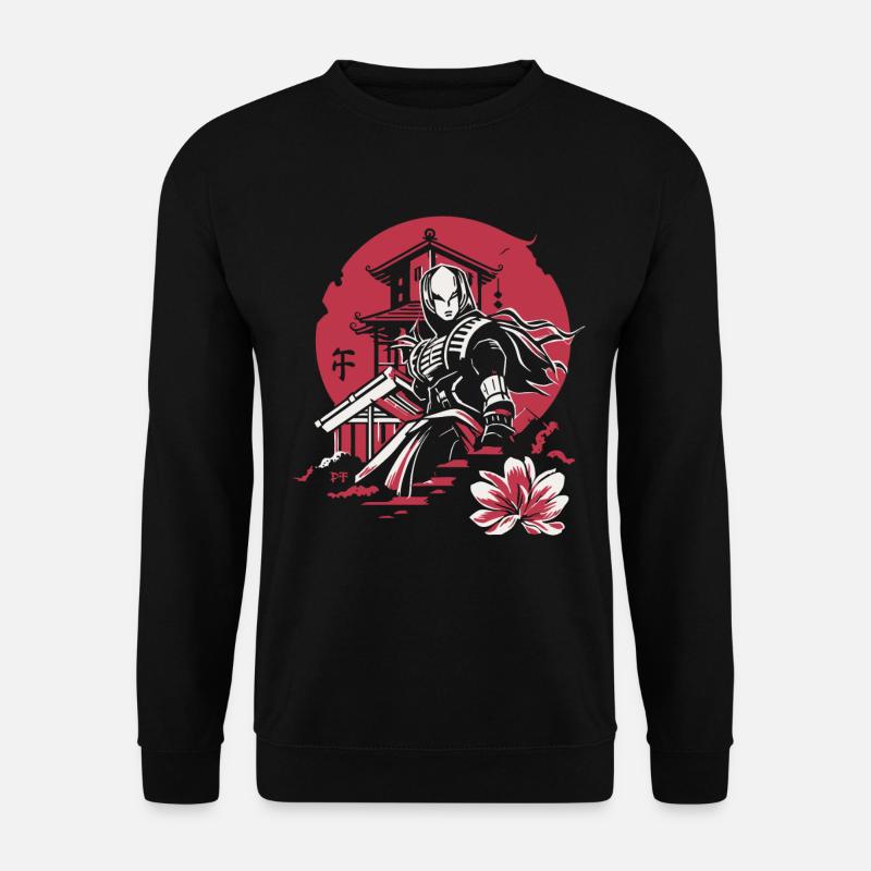 Japanese samurai hero - Unisex Sweatshirt - black