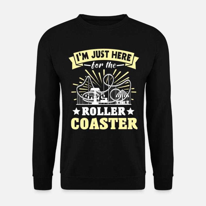 Achterbahn Roller Coaster - Unisex Sweatshirt - black