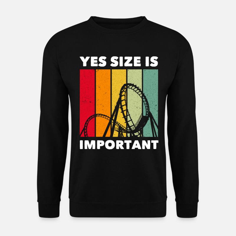 Achterbahn Roller Coaster - Unisex Sweatshirt - black