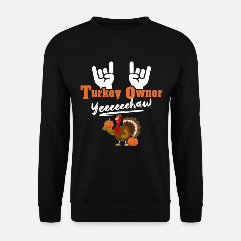 Truthahn Turkey - Unisex Pullover - Schwarz