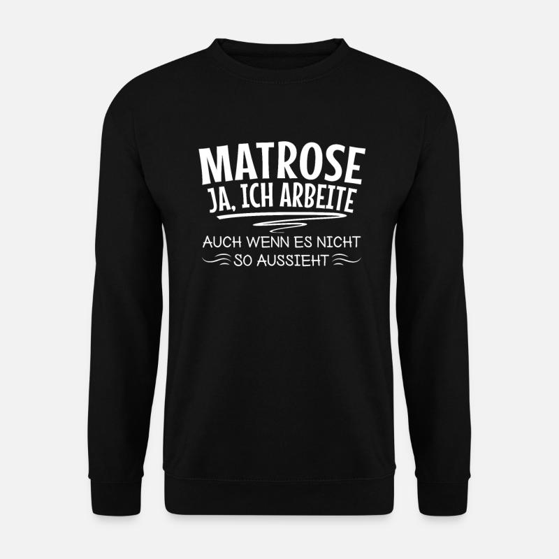 Seefahrt Schifffahrt Navigation Seemannschaft - Unisex Pullover - Schwarz