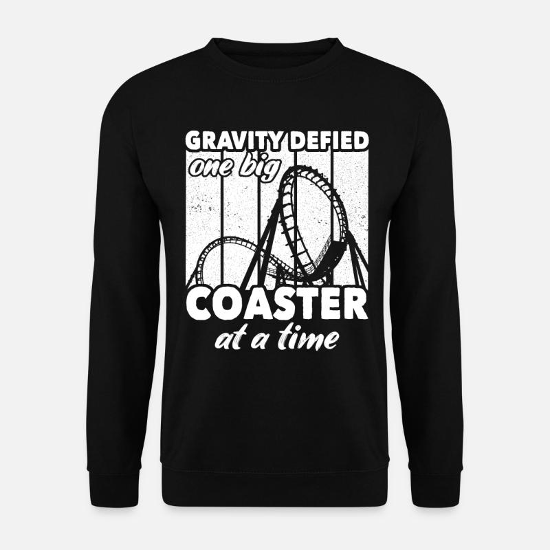 Achterbahn Achterbahnfahrer - Unisex Pullover - Schwarz