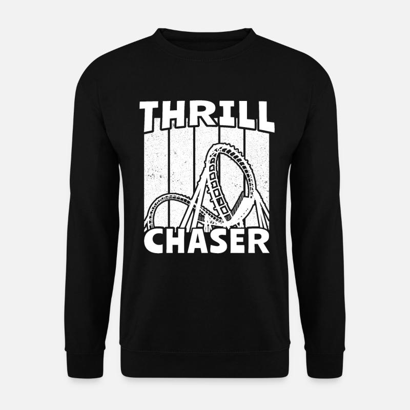 Achterbahn Achterbahnfahrer - Unisex Pullover - Schwarz