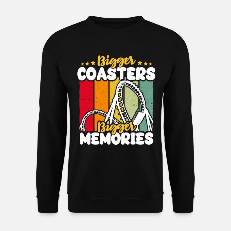 Roller Coaster Roller Coaster Riders - Sweat-shirt Unisexe - noir