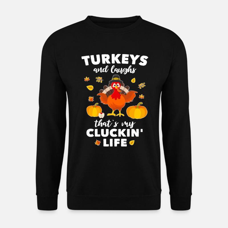 Truthahn Turkey - Unisex Pullover - Schwarz