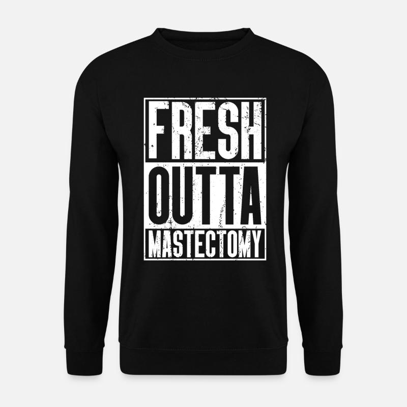 Fresh Outta Surgery - Mastectomy - Unisex Sweatshirt - black