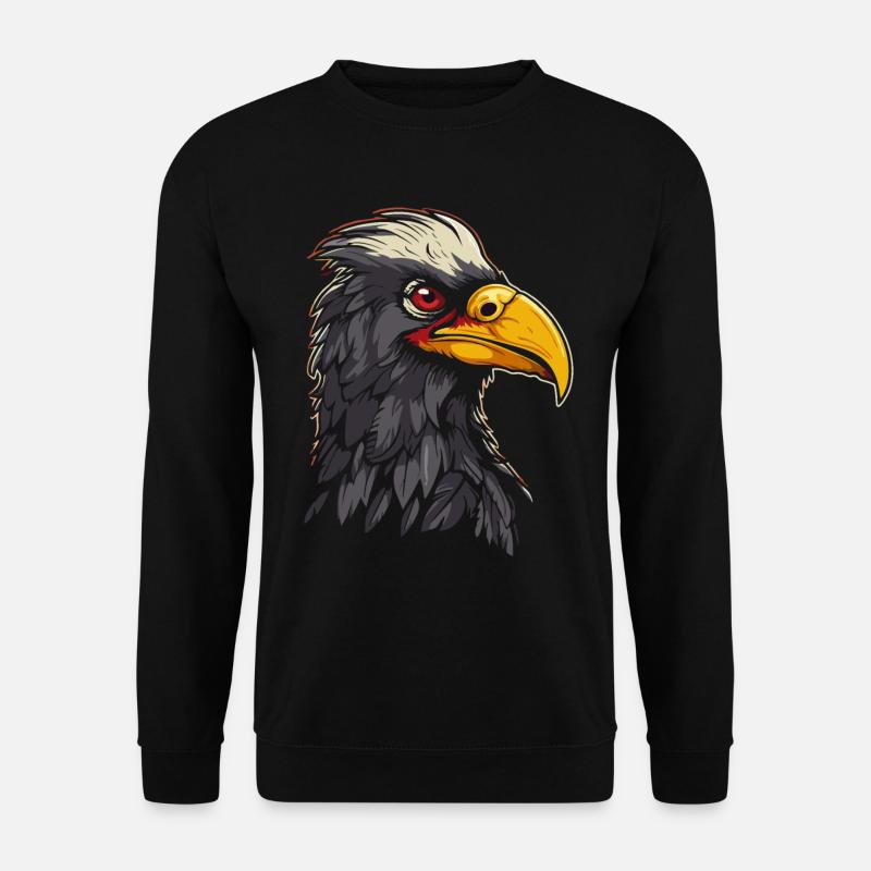 Raubvogel - Unisex Pullover - Schwarz