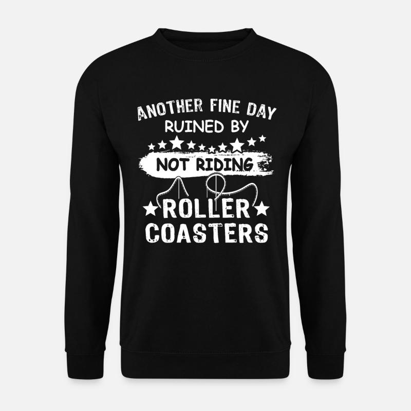 Achterbahn - Unisex Pullover - Schwarz
