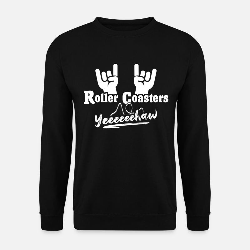 Achterbahn - Unisex Pullover - Schwarz