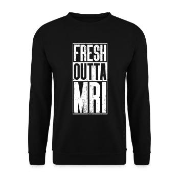 Fresh Outta Surgery - MRI - Unisex Sweatshirt - black - Front - Alina (178cm) & Michal (187cm)