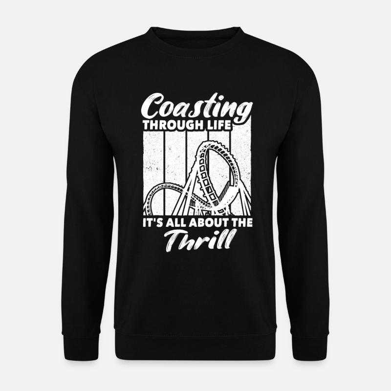 Achterbahn Roller Coaster - Unisex Sweatshirt - black