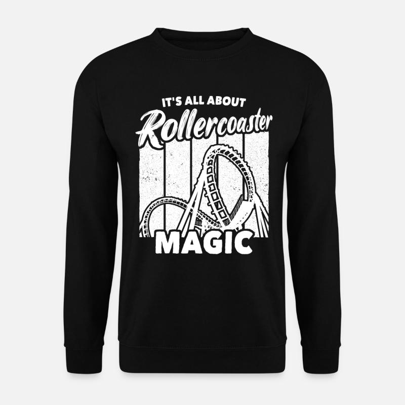 Roller Coaster Roller Coaster Riders - Sweat-shirt Unisexe - noir