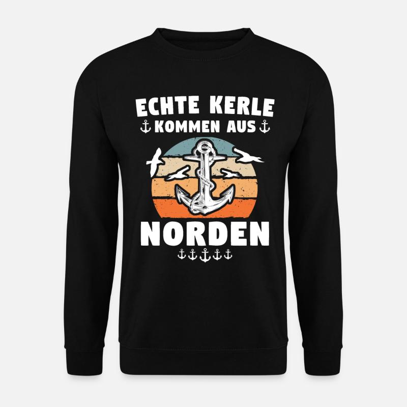 Norden Mann - Unisex Pullover - Schwarz