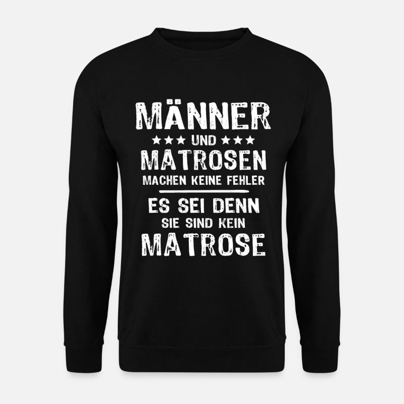 Matrose - Unisex Pullover - Schwarz