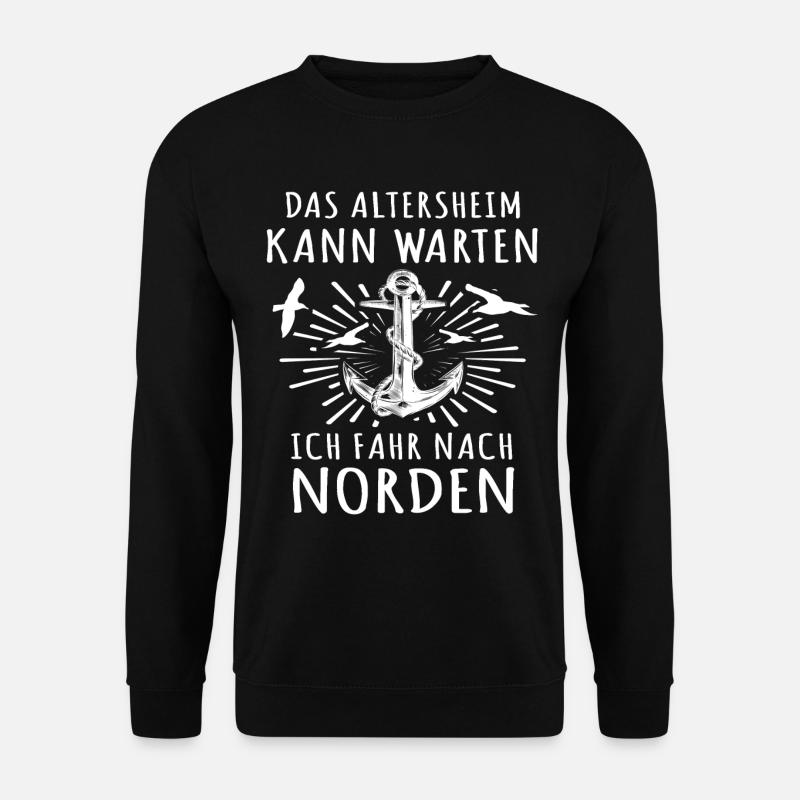 Norden Spruch - Unisex Pullover - Schwarz