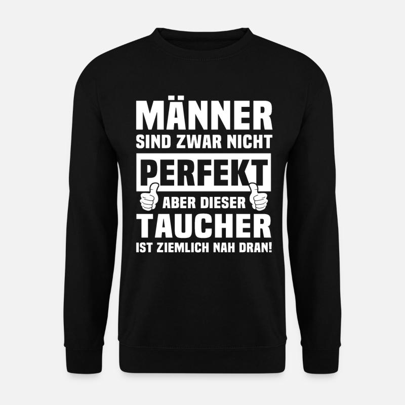 Taucher - Unisex Pullover - Schwarz
