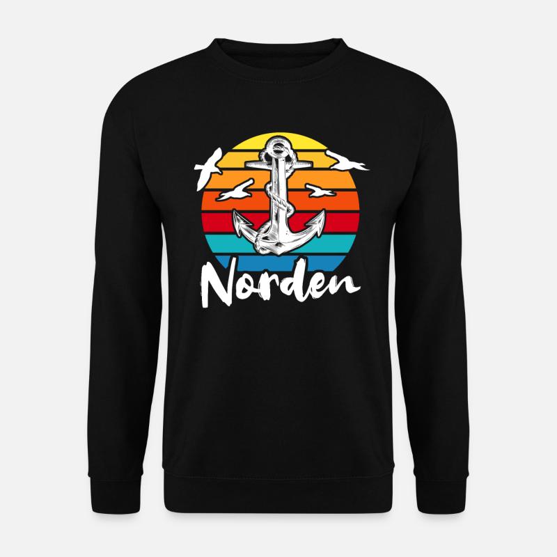Norden Sprüche - Unisex Pullover - Schwarz