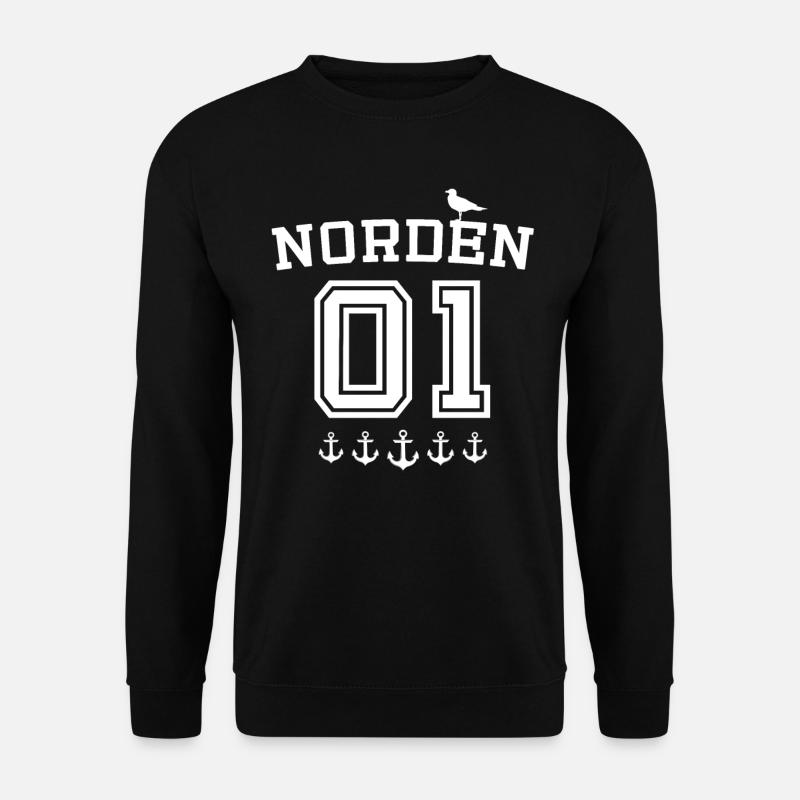 Norden Sprüche - Unisex Pullover - Schwarz