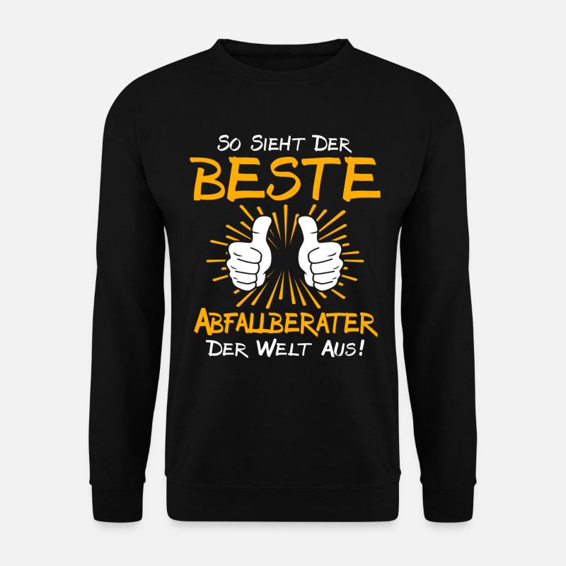 Abfallberater Geschenkidee - Unisex Pullover - Schwarz