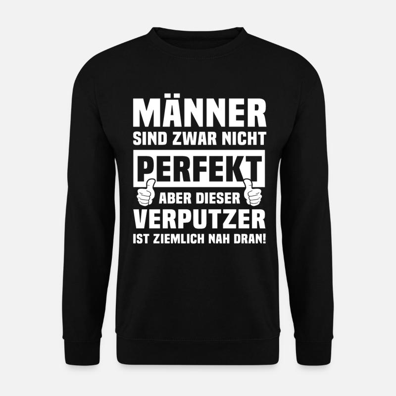 Verputzer - Unisex Pullover - Schwarz