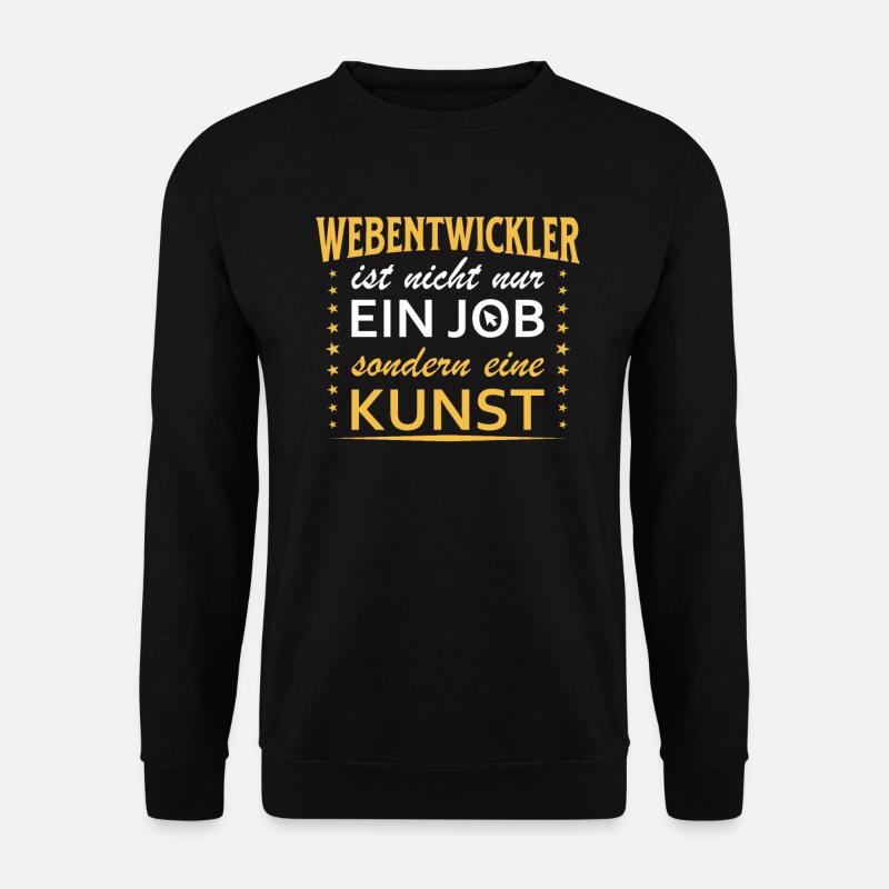 Webentwickler Fullstack-Softwareentwickler - Unisex Pullover - Schwarz