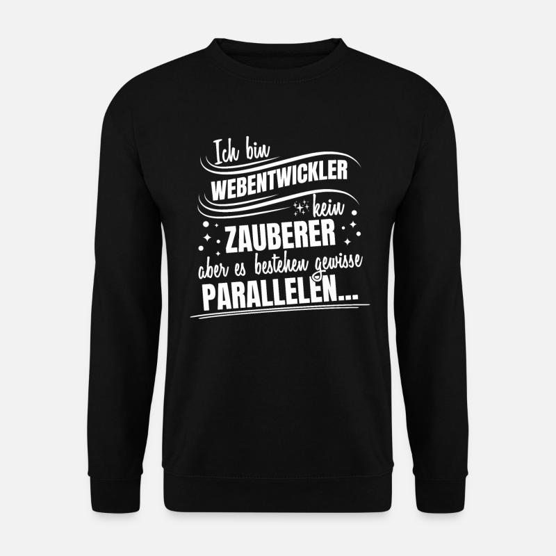 Webentwickler Programmierer Backend-Entwickler - Unisex Pullover - Schwarz