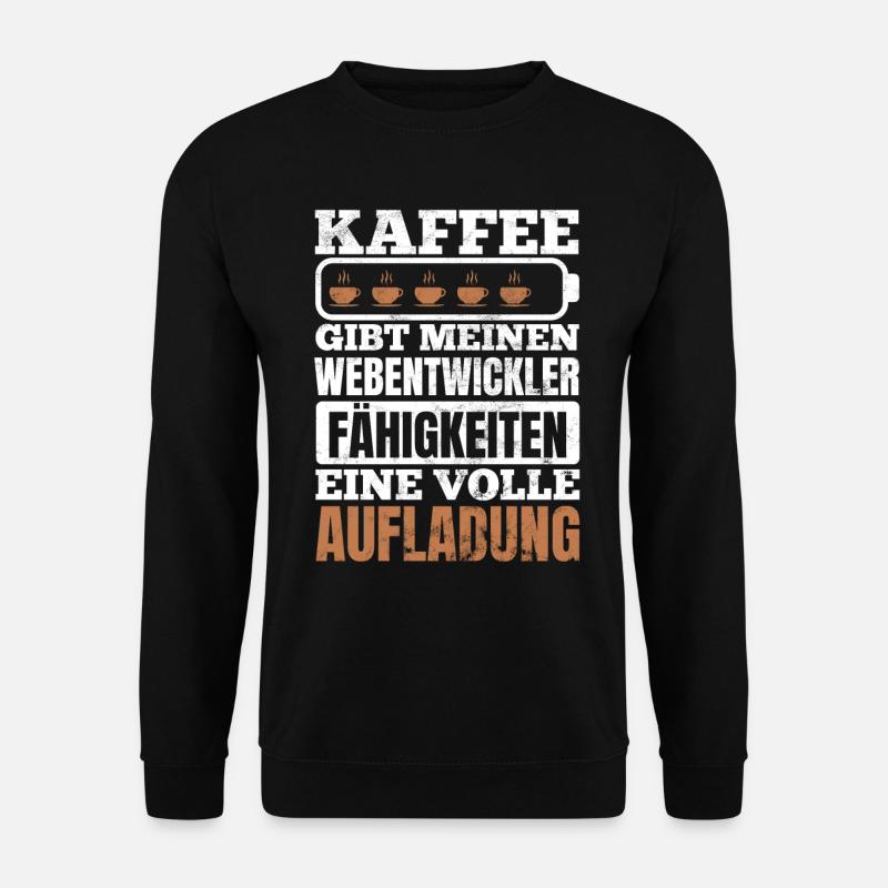 Webentwickler Programmierer Fullstack-Entwickler - Unisex Pullover - Schwarz