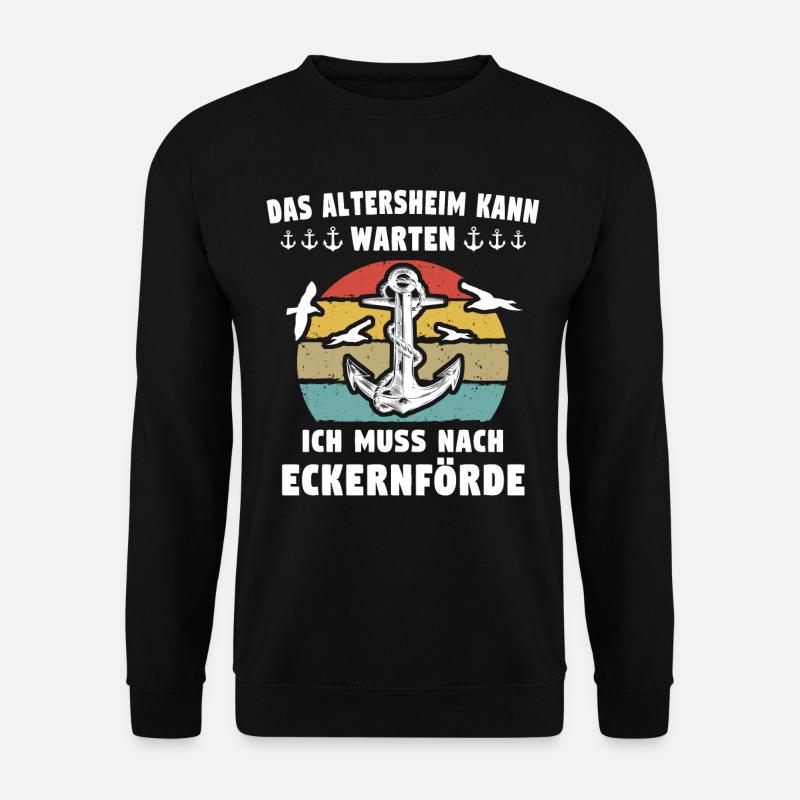 Eckernförde Sprüche - Unisex Pullover - Schwarz