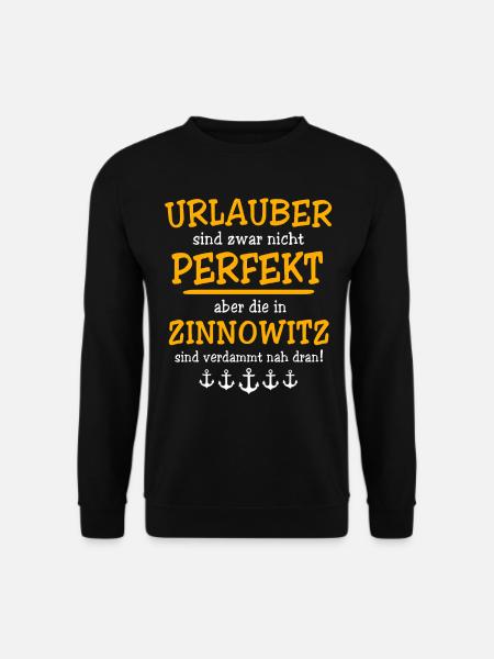 Zinnowitz Urlaub Souvenir - Unisex Pullover - Schwarz