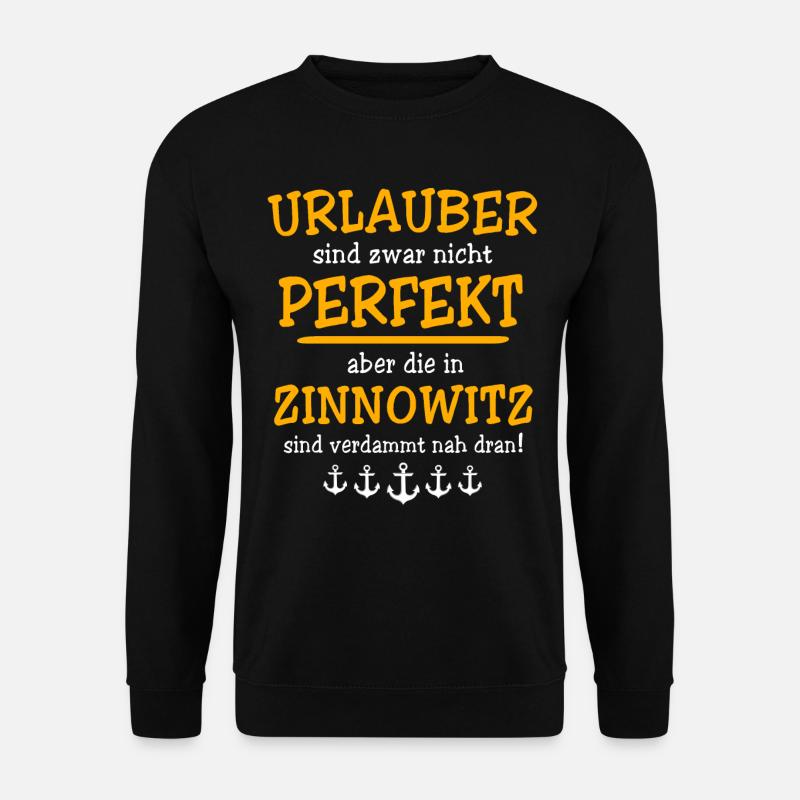 Zinnowitz Urlaub Souvenir - Unisex Pullover - Schwarz