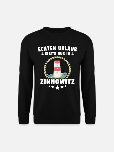 Zinnowitz Urlaub - Unisex Pullover - Schwarz