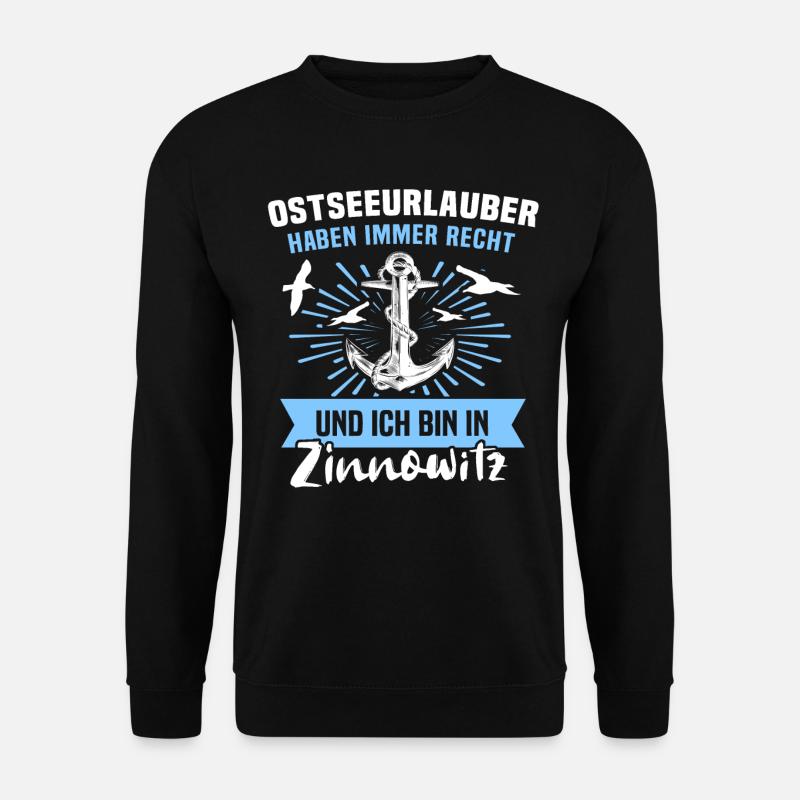 Zinnowitz Ferien - Unisex Pullover - Schwarz
