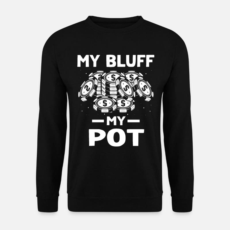 Poker Pokern - Unisex Pullover - Schwarz