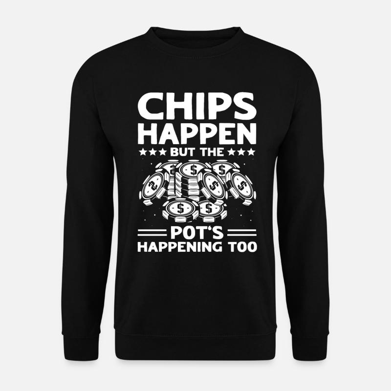 Poker player - Unisex Sweatshirt - black