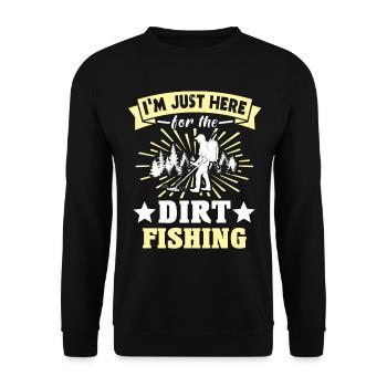 Dirt Fisher Treasure Hunters - Unisex Pullover - Schwarz - Vorne - Alina (178cm) & Michal (187cm)