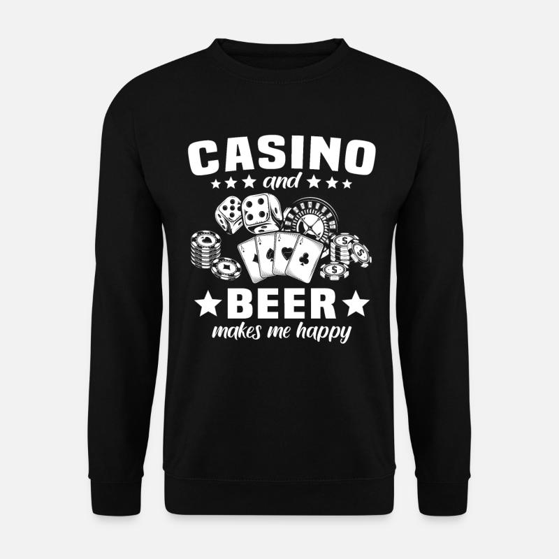 Casino Glücksspiel - Unisex Pullover - Schwarz