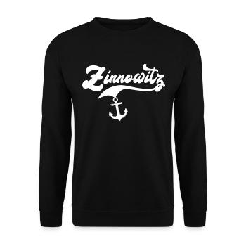 Zinnowitz Sprüche - Unisex Pullover - Schwarz - Vorne - Alina (178cm) & Michal (187cm)