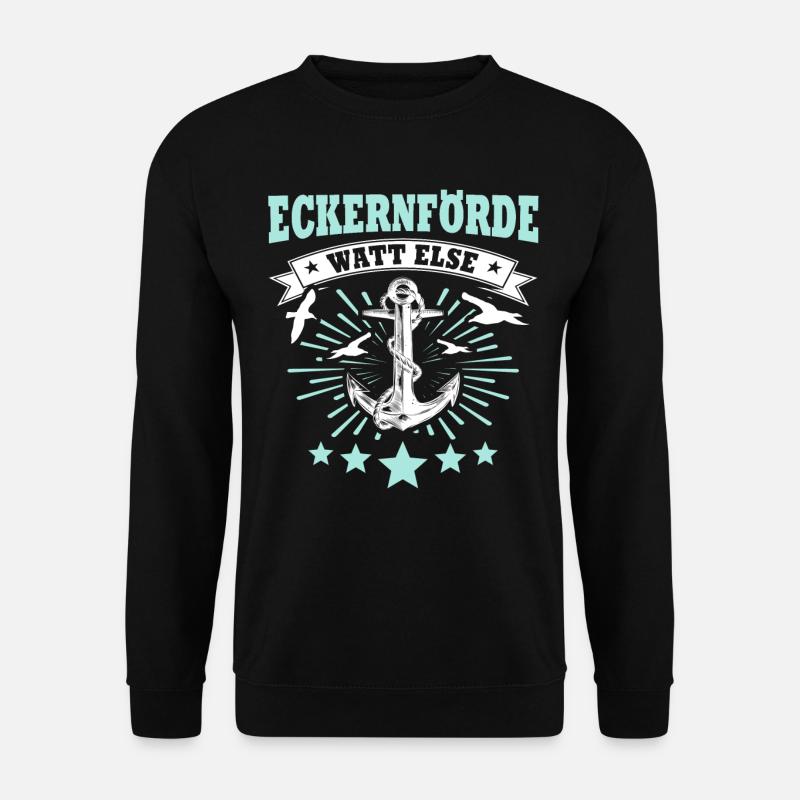 Eckernförde Eckernförder - Unisex Pullover - Schwarz