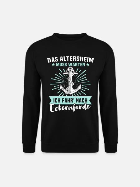 Eckernförde Eckernförder - Unisex Pullover - Schwarz