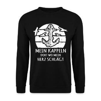 Kappeln Kappelner - Unisex Pullover - Schwarz - Vorne - Alina (178cm) & Michal (187cm)