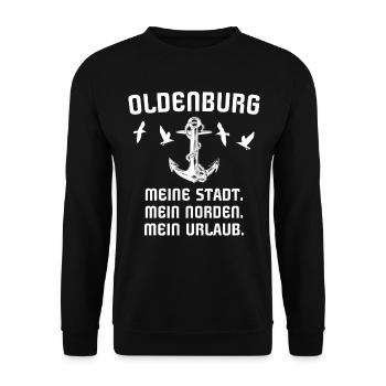 Oldenburg Oldenburger - Unisex Pullover - Schwarz - Vorne - Alina (178cm) & Michal (187cm)