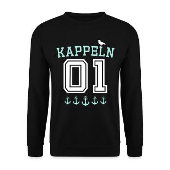 Kappeln Kappelner - Unisex Pullover - Schwarz - Vorne - Alina (178cm) & Michal (187cm)