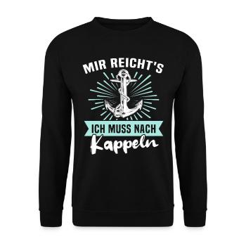 Kappeln Kappelner - Unisex Pullover - Schwarz - Vorne - Alina (178cm) & Michal (187cm)
